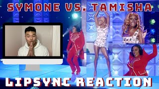 Symone Vs Tamisha Iman Lipsync Reaction  Drag Race Season 13 [upl. by Llenna]