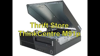 Thrift Store Lenovo ThinkCentre M91p SFF PC [upl. by Nnalyrehc224]