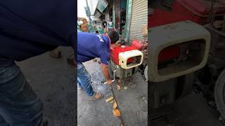 how to start a old China ACI 16 HP diesel enginerepair dieselengine mechancial viralvideo [upl. by Langston]