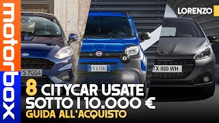 CITYCAR usate  8 modelli sotto i 10000 EURO [upl. by Ynabla]