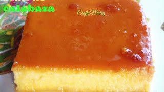 Flan De Calabaza Baño Maria  RECETA FÁCIL COMO HACER FLAN DE CALABAZA [upl. by Cochrane]