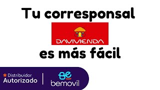 CORRESPONSAL DAVIVIENDA Como postularte de manera super FACIL en BEMOVIL ✅ [upl. by Anires973]