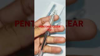 PENTONIC CLR CLEAR GEL PEN pentonic pentonicclr pentoniccleargelpen newpentonicgelpen Gelpens [upl. by Helman]