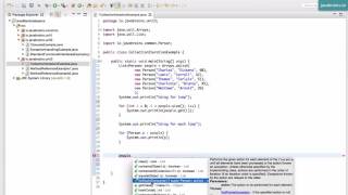 Java 8 Lambda Basics 22  The foreach iteration [upl. by Romney]