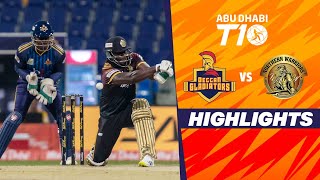 Northern Warriors vs Deccan Gladiators  Abu Dhabi T10  Match 21  Highlights  JioCinema [upl. by Aline]