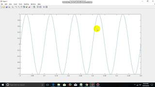 10 Plot of sine wave using MATLAB [upl. by Broddie328]