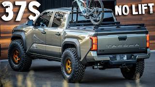 My 2024 Toyota Tacoma On 37quot Tires With No Lift  How Does It Do [upl. by Monique]