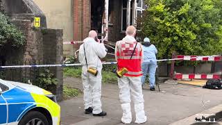 22424 6 Pumps AttendanceMurder Investigation2 Fatalities Fire Forest Rd Walthamstow E17 [upl. by Yecniuq965]