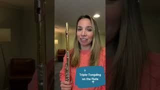 Triple Tonguing on the Flute with Amanda Blaikie [upl. by Erdnaid101]