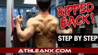 RIPPED Back Workout  InDepth Tips STEP BY STEP [upl. by Akir]