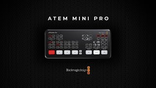 Blackmagic ATEM Mini Pro  Features [upl. by Annaoi]