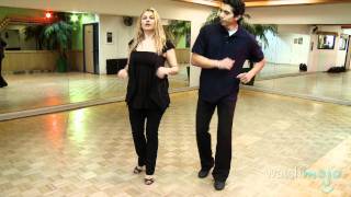 How to Latin Dance Bachata  Basic Steps [upl. by Ravens]