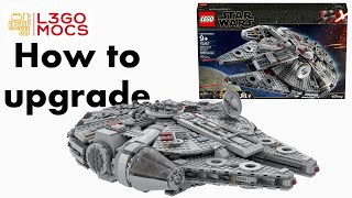 Lego Star Wars Upgrade Millennium Falcon set 75257 [upl. by Trevar]