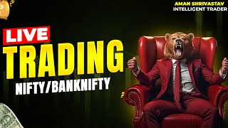 Nifty 50  Bank Nifty Option Trading live 01032024  Live Friday Analysis With Aman Srivastav [upl. by Ennasil]