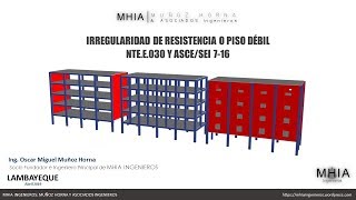 IRREGULARIDAD DE RESISTENCIA PISO DÉBIL [upl. by Valoniah137]