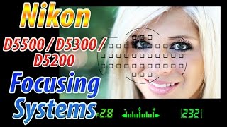 Nikon D5500  D5300  D5200 Focus Square Tutorial  How to Focus Training Video [upl. by Nalyr]