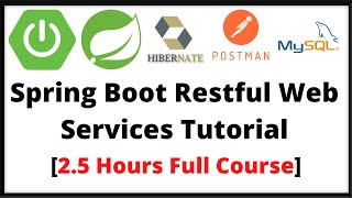 Spring Boot Restful Web Services Tutorial  Full Course ✅  REST API  Spring Boot for Beginners [upl. by Nessim]