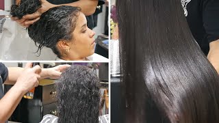 👱‍♀️ Use esta Keratina SIN FORMOL y mira mi CABELLO LISO como NUNCA [upl. by Paulita]