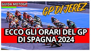 MotoGP  Jerez Ecco gli Orari Tv della Programmazione su SKY e TV8  MotoGP [upl. by Dohsar]