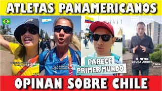 ATLETAS PANAMERICANOS OPINAN SOBRE CHILE [upl. by Annoed741]