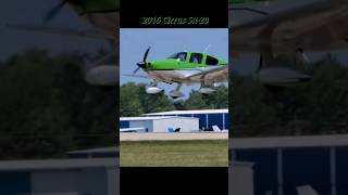 Cirrus SR20 Nose Gear Shimmy smoke on Landing Oshkosh airplanes aviation [upl. by Aube]