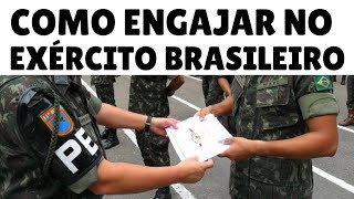 Como Engajar  Seguir Carreira Militar no Exército Brasileiro [upl. by Ekalb983]