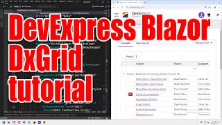 DevExpress Blazor DxGrid complete tutorial  August 2024  89eeeaee [upl. by Hendry493]