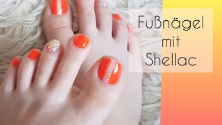 How to Pediküre mit Shellac  SUMMERNAILS  Danana [upl. by Ervin]