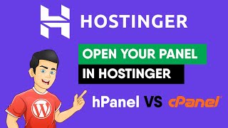 how to open cpanel in hostinger [upl. by Ennayt]