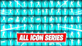 100 Icon Series Emotes in Fortnite Battle Royale [upl. by Gregor]