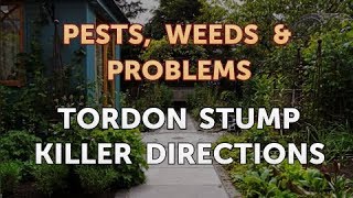 Tordon Stump Killer Directions [upl. by Lecirg]