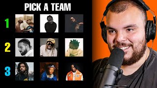 Choose The Best Team of Rappers [upl. by Aden874]