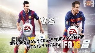 Fifa15 vs Fifa16 Diferencias y cosas nuevas Ps4 60fps Comentado Cosas nuevas y cosas no tanto¡ [upl. by Ardelia]