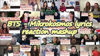 BTS 소우주 Mikrokosmos lyrics video｜reaction mashup [upl. by Rafaj]