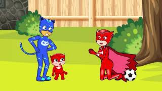 Please Be My Lover Owlette  Catboys Sad Story  PJ MASKS 2D ANIMATION [upl. by Armahs]