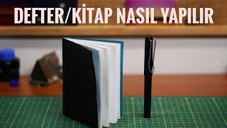 Evde 10 Dakikada Defter  Kitap Nasıl Yapılır [upl. by Gough]