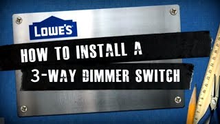 How to install a Lutron Caseta Wireless dimmer switch in single pole or 3 way circuit [upl. by Odranar]