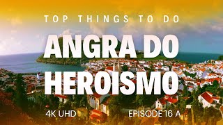 TERCEIRA ISLAND AZORES TOP THINGS TO DO IN ANGRA DO HEROISMO 2024  CITY GUIDE 4K UHD [upl. by Heywood644]