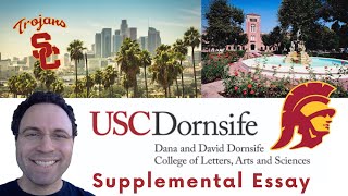 USC Dornsife Supplemental Short Essay Advice [upl. by Madaih]