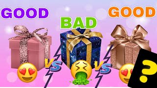 🍩 GOOD vs BAD vs GOOD 🎁 Choose Your Gift 🎁 Elige Tu Regalo 🎁 Escolha seu presente 🎁 [upl. by Callery902]