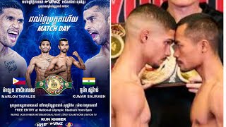 Marlon Tapales vs Saurabh Kumar Fight Live Commentary  Plus Thammanoon Niyomtrong sv Alex Winwood [upl. by Aihsak]