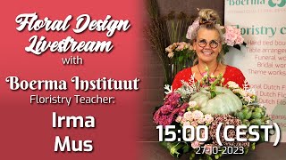 Flower Arranging Livestream with Irma Mus Things to do with Anthurium [upl. by Harlin]