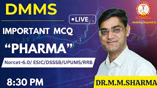 PHARMA  most important questions NORCET 2024  AIIMS By MM SIR  830 PM [upl. by Hoxie]