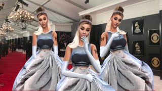 II Grammy Dress Ariana Grande The Sims 4 cc links [upl. by Annaid83]