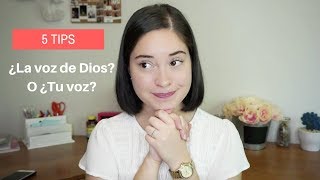 ¡Reconoce la voz de Dios  5 Tips [upl. by Colbert]