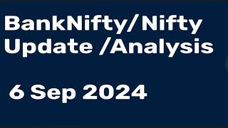 Banknifty Technical Analysis Pre Market Update 6 September 2024 [upl. by Noisla]