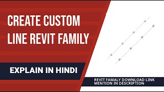 Create custom line Revit family [upl. by Maidel]