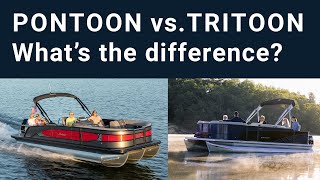 Pontoon vs Tritoon  Whats the difference [upl. by Ylehsa]