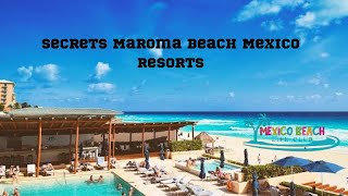 Private Tour of Secrets Maroma Beach Mexico Resorts  AllInclusive Resort [upl. by Alla]