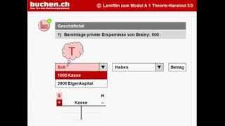 Modul A1  3 » Buchung Journal Hauptbuch [upl. by Perle]